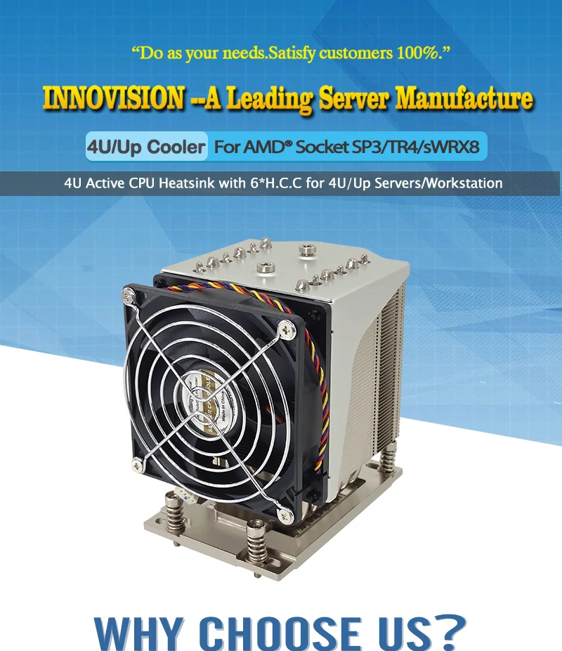 cpu cooler 4u servidor ou até dissipador