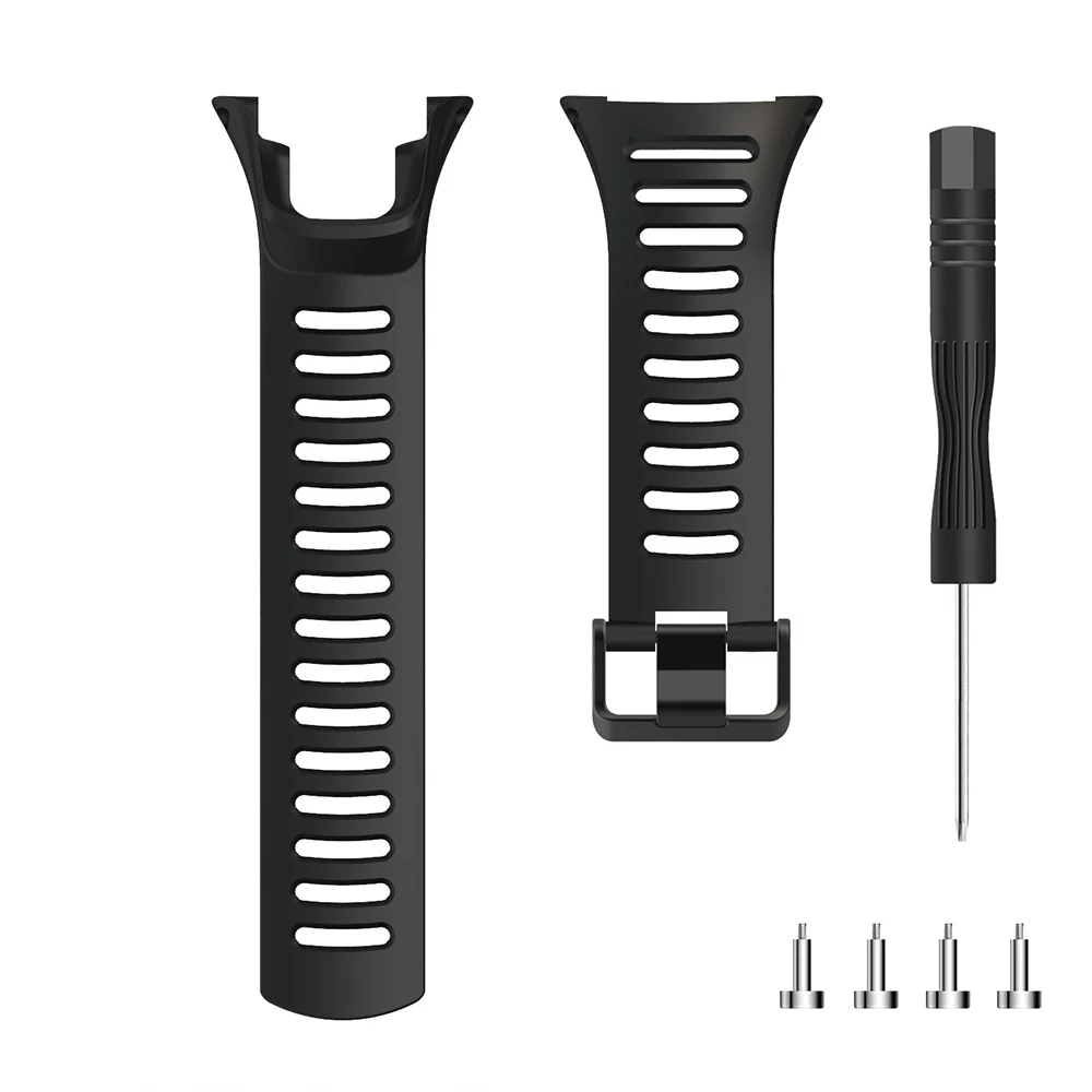 Durable 24mm Silicone Replacement Strap