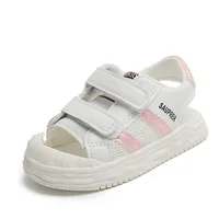 2024 New Summer Children Sandals For Boys Mesh Breathable Girls Shoes Hollow-out Non-slip Beach Sandals Fashion Kids Sneakers 5