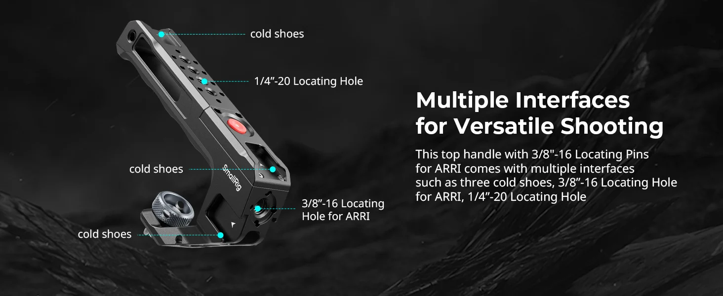 Top Handle with Rec Trigger for Sony A7R V/A7R IV/A7R III/A7IV/A7 III/A7S III/FX