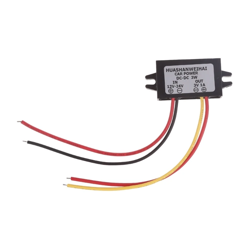 

Встроенный преобразователь мощности DC24-12V в 3V1A Автомобильный адаптер для преобразования мощности Кабельная линия