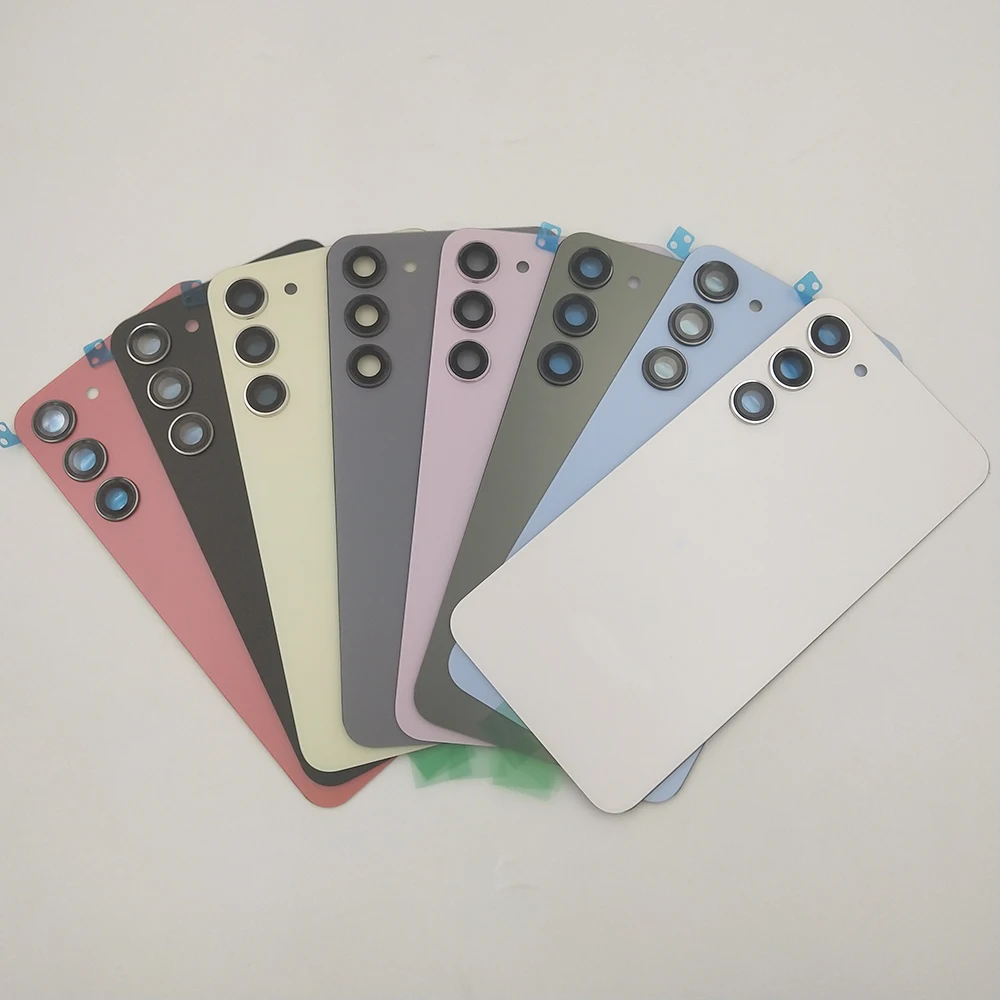 Premium Back Battery Cover Door Housing Rear Glass Case with Adhesive Sticker