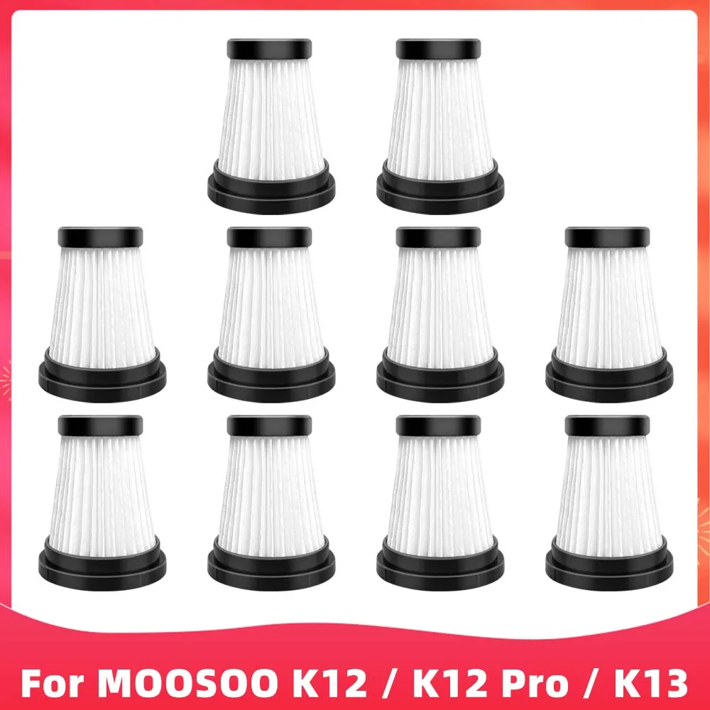 Filtros HEPA De Repuesto Para Aspiradora Moosoo K12/K13, Genius Invictus One - Pack De 4 Unidades