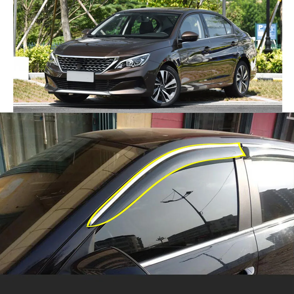 car-sticker-plastic-window-glass-wind-visor-rain-sun-guard-vent-for-peugeot-408-2014-2015-2016-2017-2018-2019-2020-2021