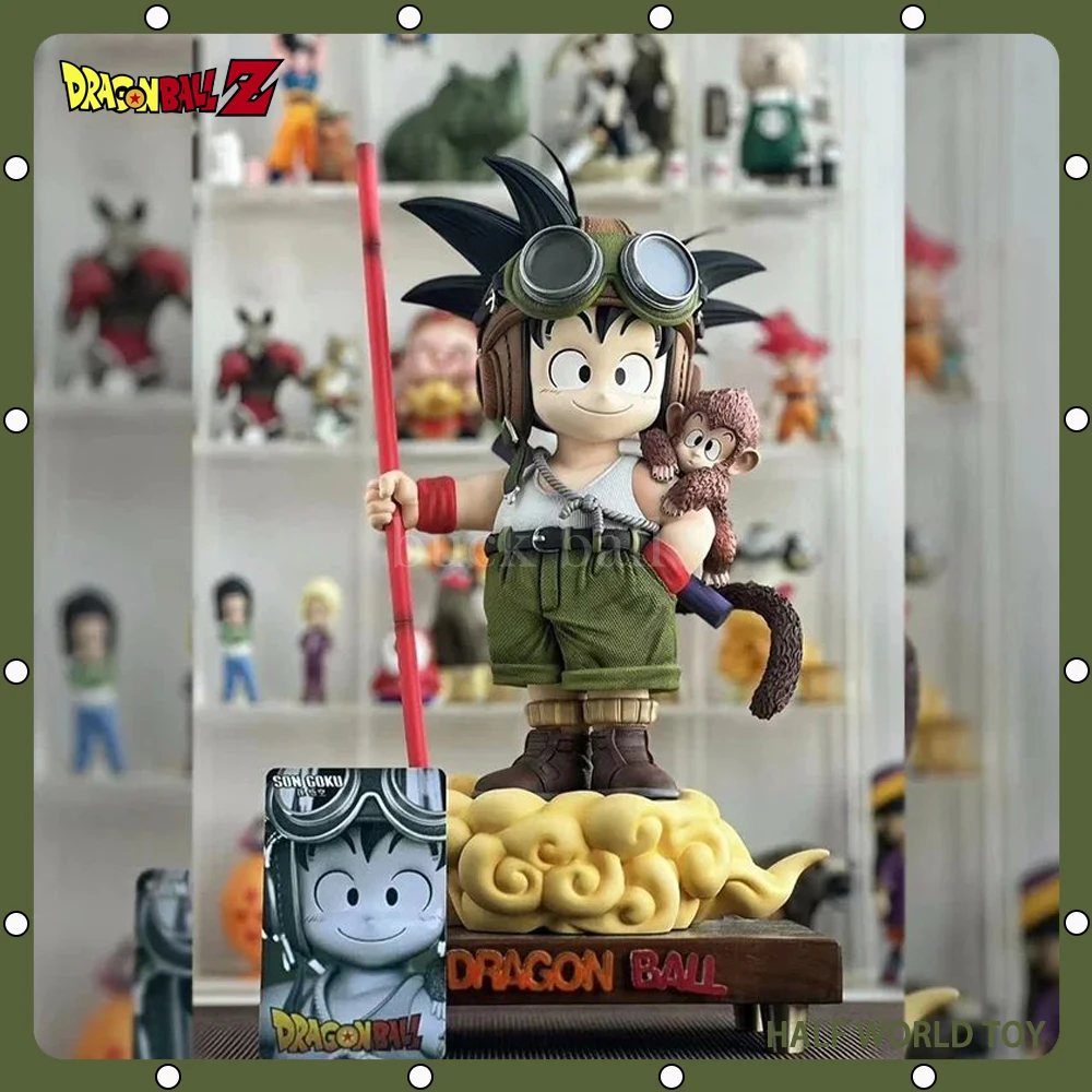 

25.5cm Dragon Ball Z Figure Gk Son Goku Anime Figures Primary Colours Figurine Pvc Statue Model Doll Collection Kids Toys Gifts