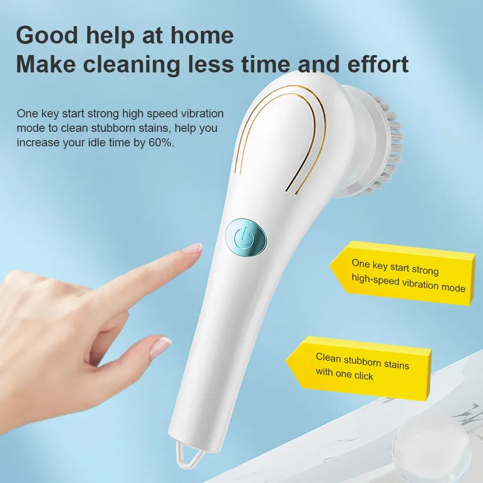 5in1ElectricCleaningBrushCleaningGadgetWindowCleanerBathroom