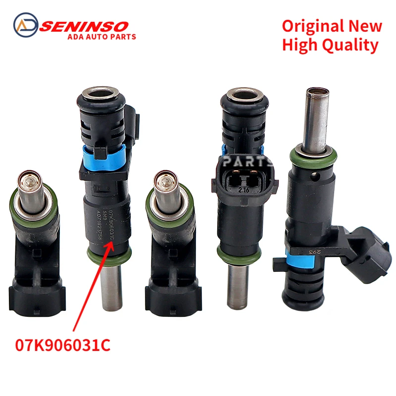 

5PCS Original New 07K906031C FJ1067 FI11378S Fuel Injector For Volkswagen Beetle Bora Golf R32 Jetta Rabbit 2.5L L5