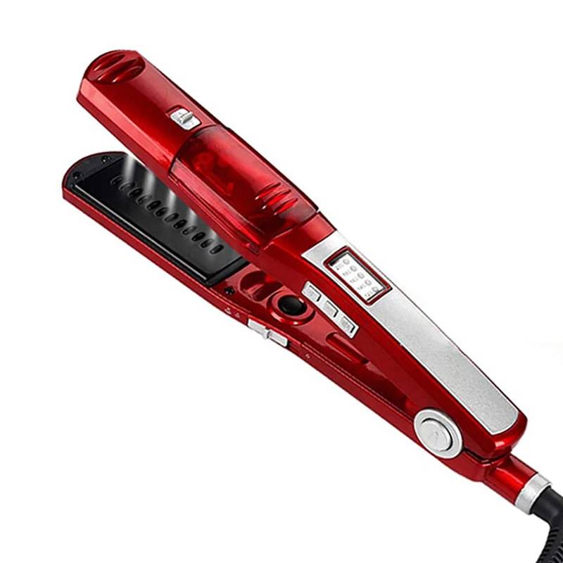 Electric Steam Straightener Portable Ceramic Coating Steam Straightener Iron Salon Professional Hair Styling Tool 3