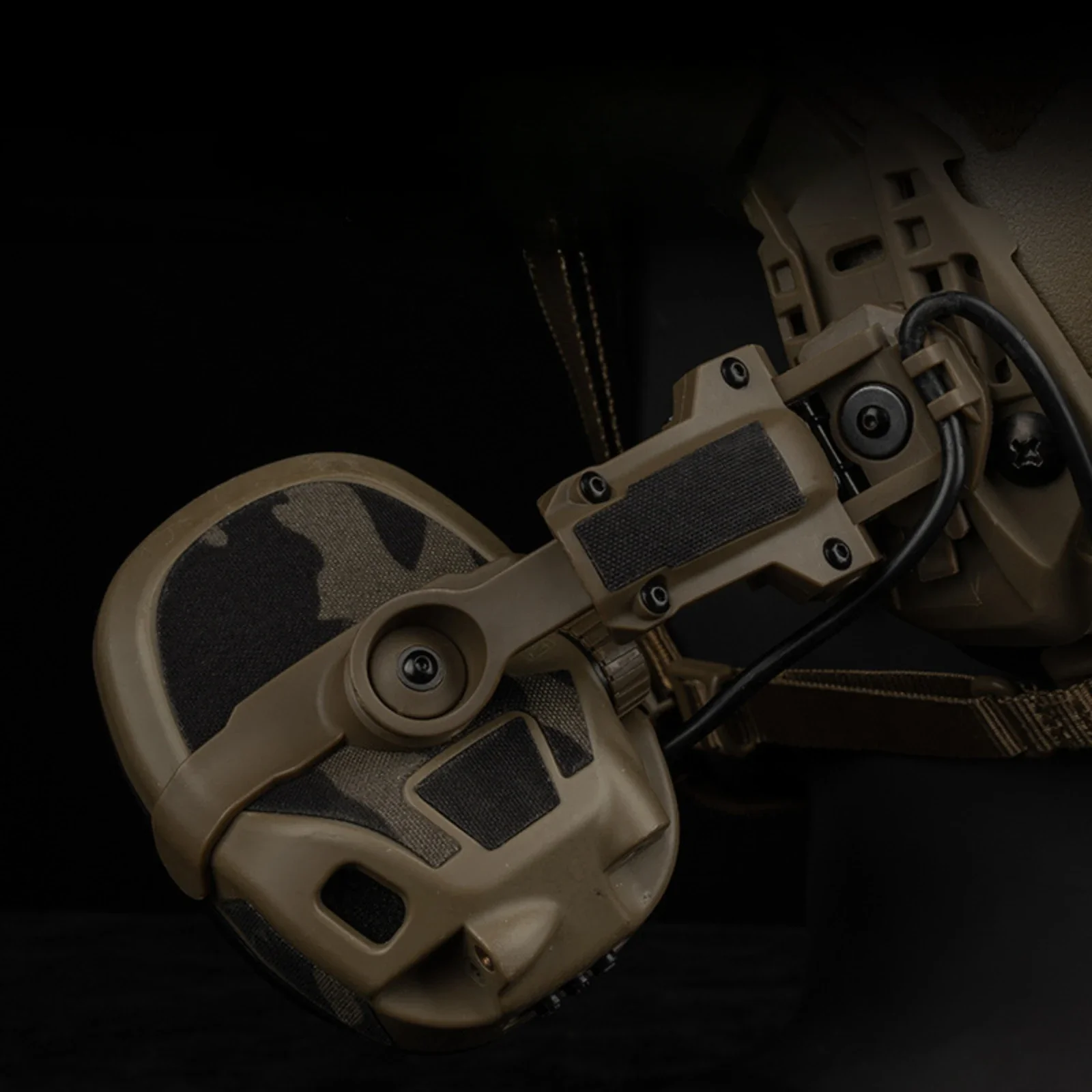 Camo Tactical Headset Sticker - Camouflage Earmuff Protection for Hunting, Shooting, and Airsoft