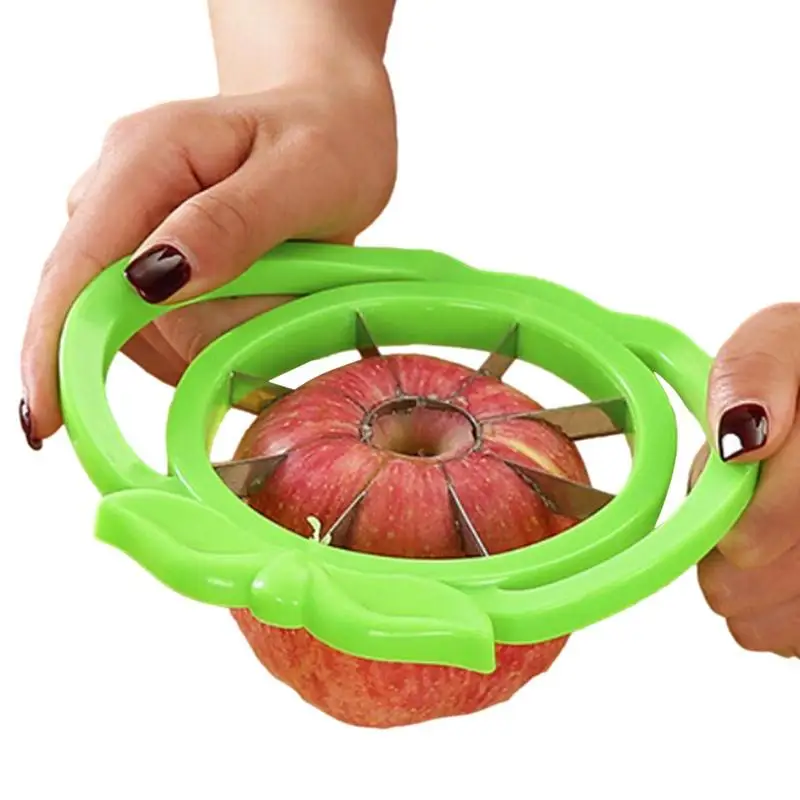 

Stainless Steel Assist Applee Slicer Cutter Pear Fruit Divider Tool Applee Corer Divider Comfort Handle For Kitchen Fruit Peeler