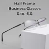 Business Men Optical Myopia Glasses Half Frame Women Short-sighted Eyeglasses Blue Light Blocking Eye Protection Eyeglass 1