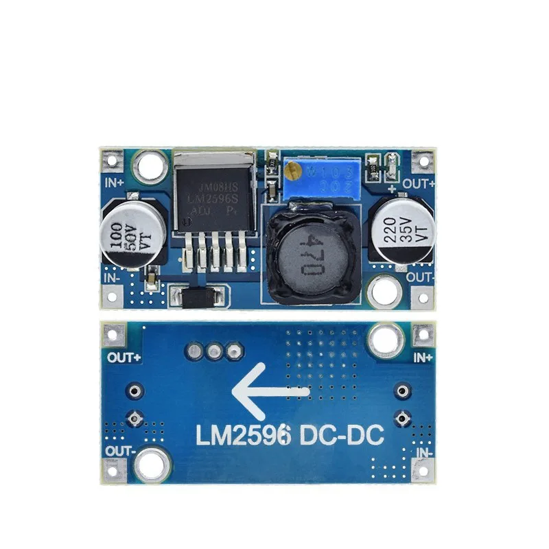 

2pcs LM2596s DC-DC step-down power supply module 3A adjustable step-down module LM2596 voltage regulator 24V 12V 5V 3V