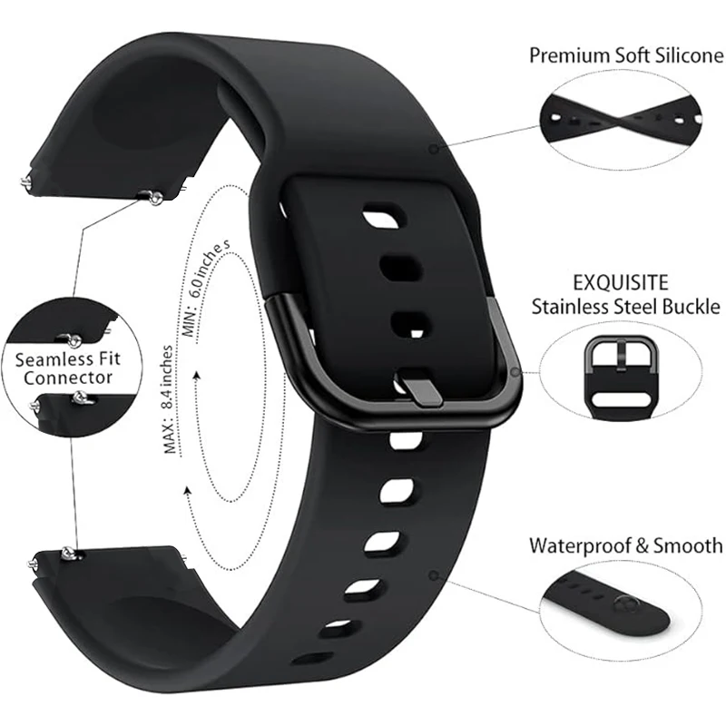 18mm Colorful Buckle Replacement Strap