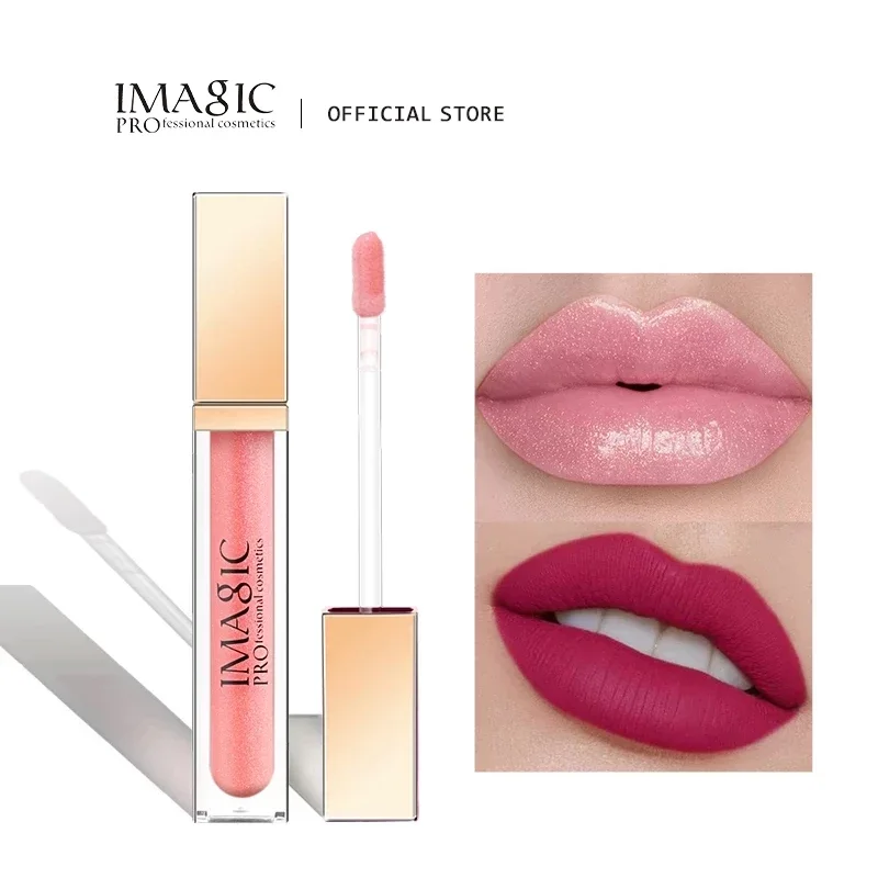 Imagic New Waterproof And Moisturizing Lip Gloss Velvet Matte Lasting Lip Gloss Ladies Cosmetics 20 Colori