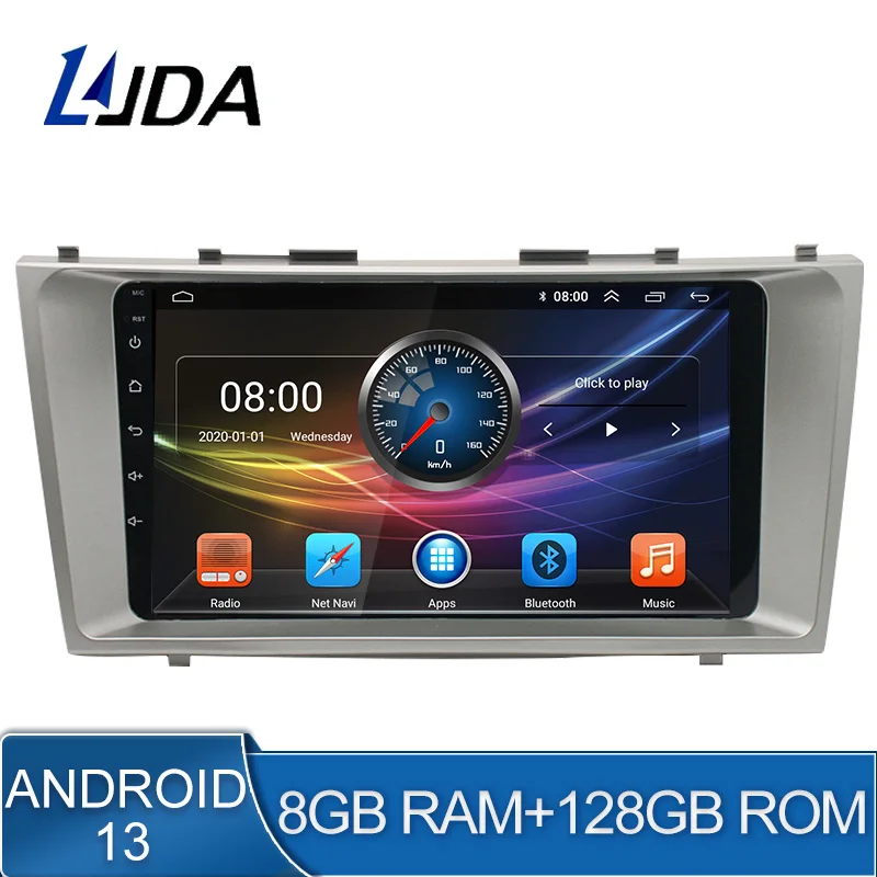 

Автомагнитола LJDA, 2 Din, Android 13, для Toyota Camry 7 XV 40 50 2006 - 2011