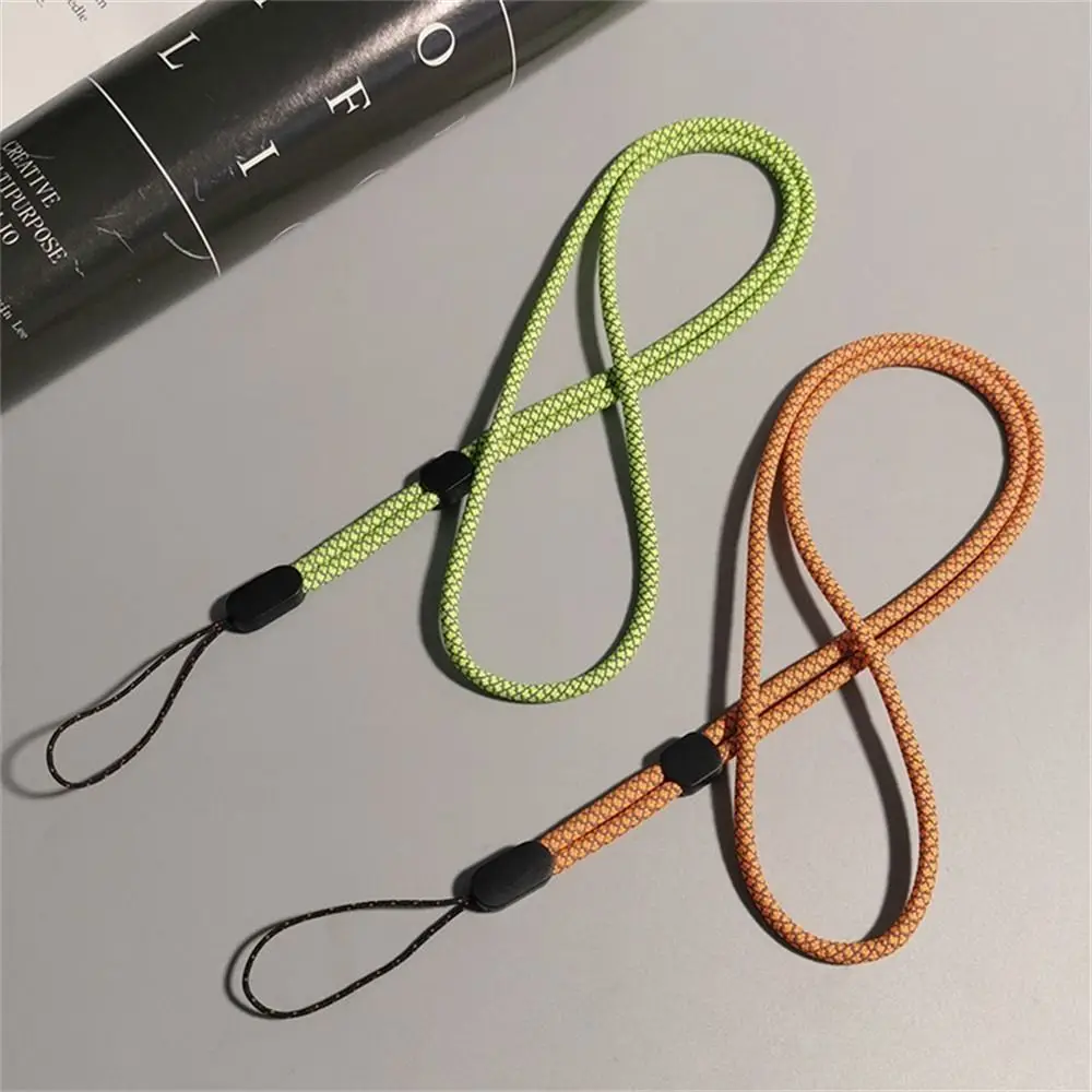 Adjustable Nylon Cell Phone Lanyard with Key Strap