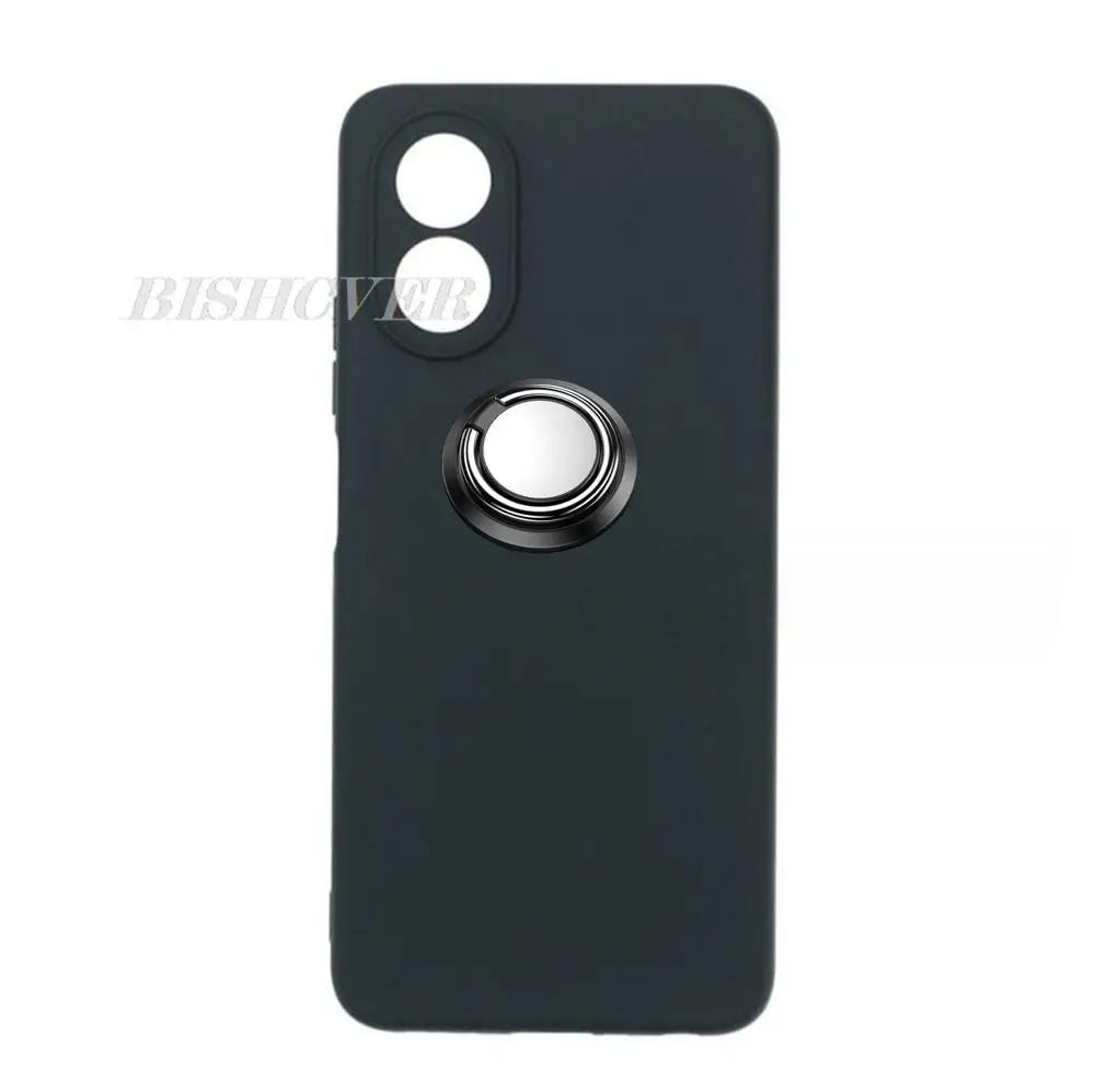 Custodia Rigida Antiurto Per Oppo A38 4G 6.56 "Oppo A18 A18 A2X 5G Cph2579 Custodia Per Supporto Pieghevole Con Anello In Silicone Morbido