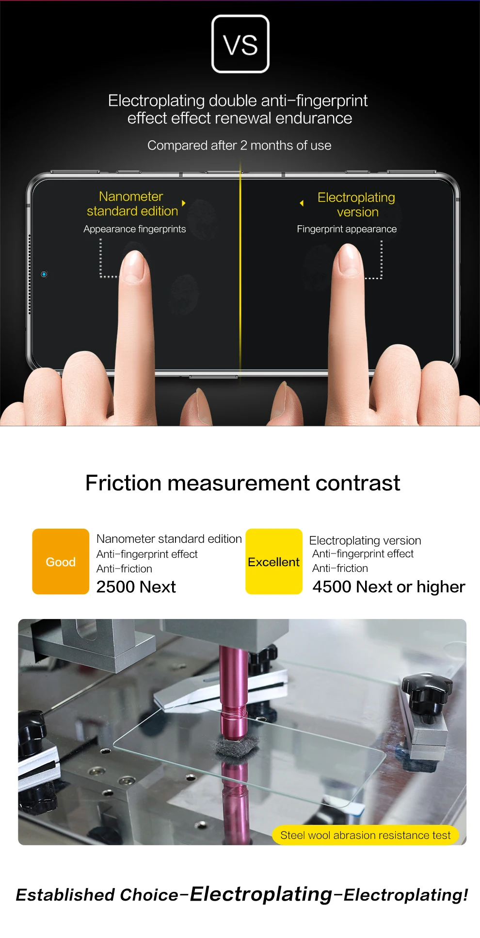 SmartDevil gehärtetes Glas für Black Shark 4 5 Pro Displayschutzfolie für Xiaomi Black Shark 4Pro 3 2 HD Schutzfolie 2 Stück Glas – Detail 3