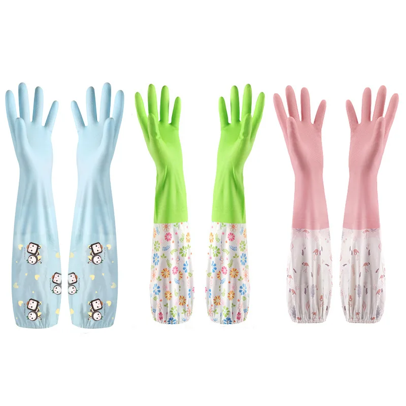 Gants de protection amusants pour enfants, dessin animé, latex, épais,  résistant à l'usure, antidérapant, jardinage, ménage, accessoire -  AliExpress