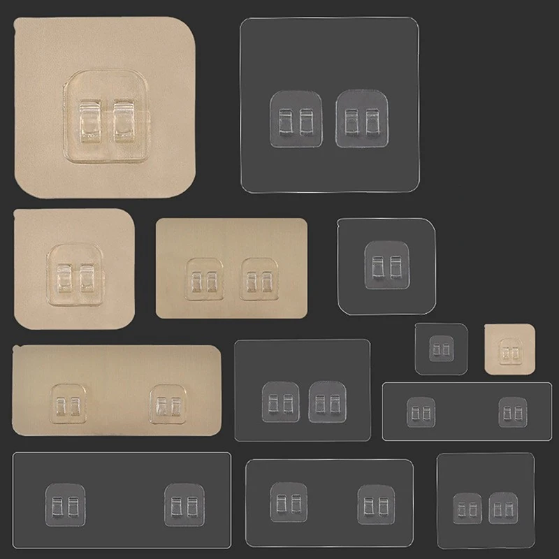 

10 шт., бесшовные крючки для крепления на стену