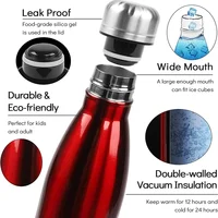 350/500/750/1000ml Double Wall Stainles Steel Thermal Water Bottle Sport Thermos Bottle Keep Hot and Cold Insulated Vacuum Flask 3