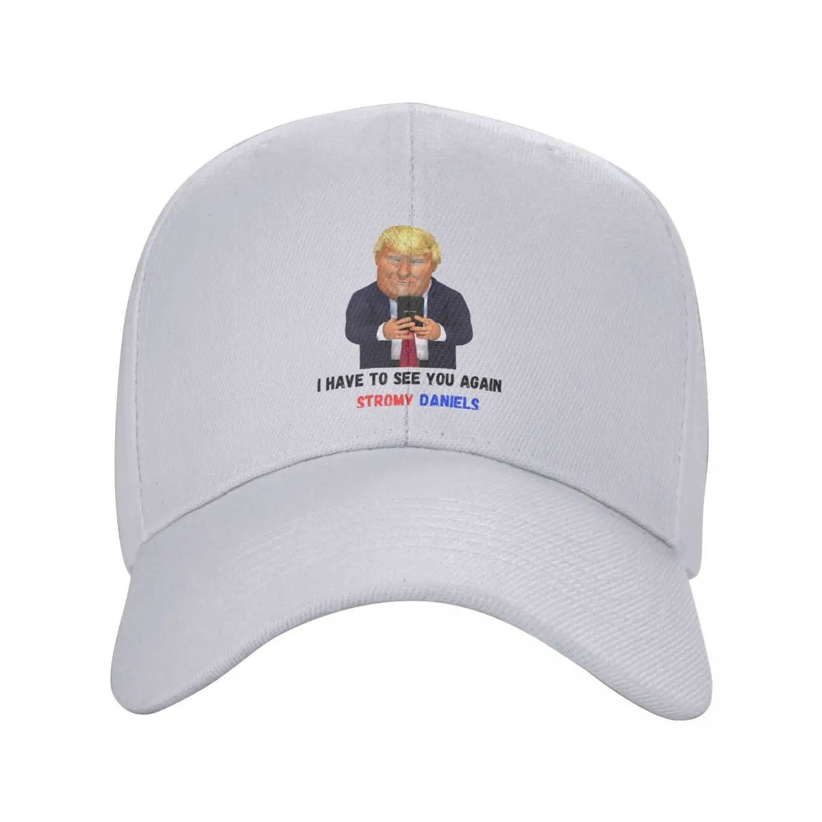 남녀공용 Stormy Daniels 트럼프 야구 모자, 캐주얼 태양 모자, 통기성 ..