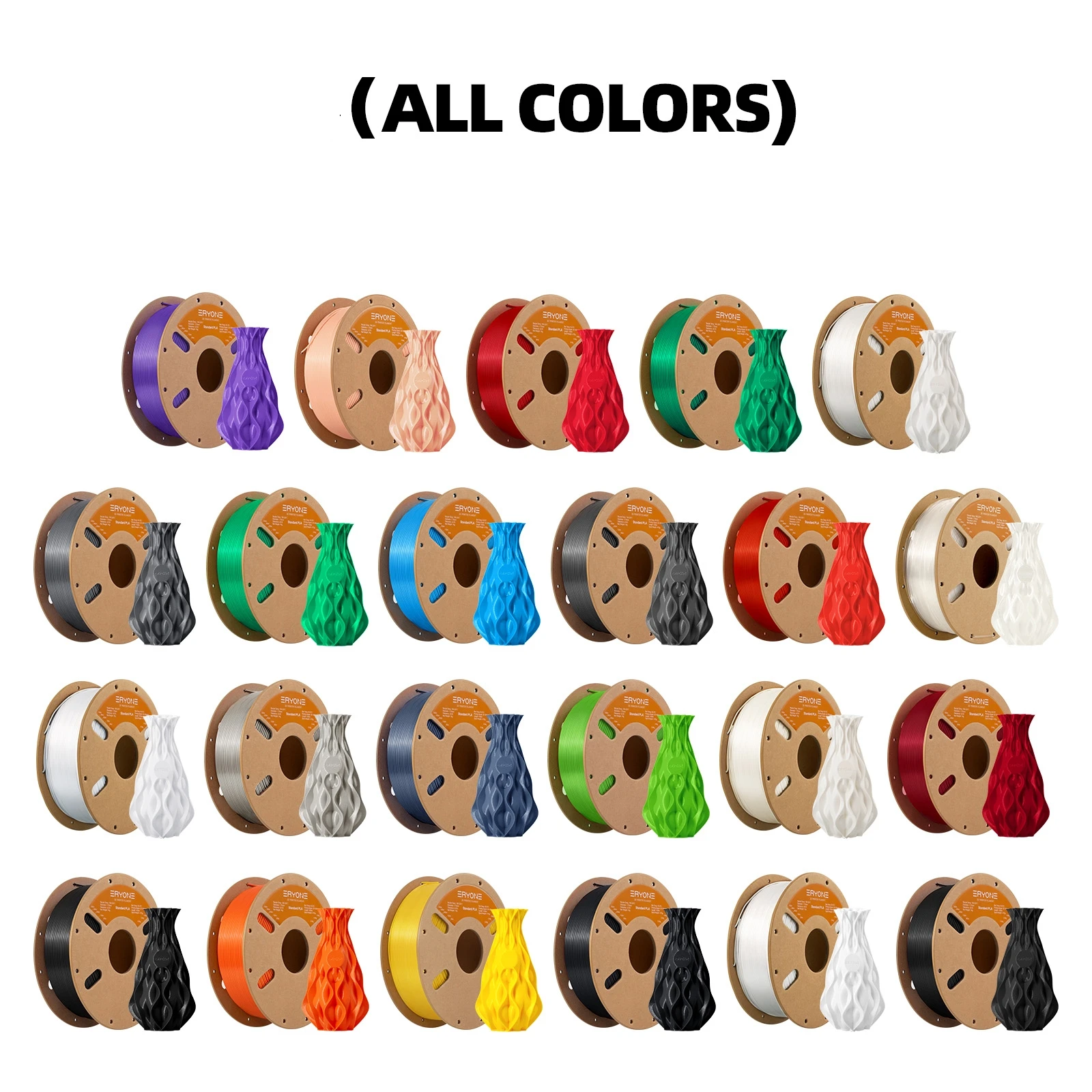 3D Printer Filaments PLA Filament 1/3/5/10kg 1.75mm Low Shrinkage Consumable For 3D Printer 1KG/Roll (2.2lbs/Roll)