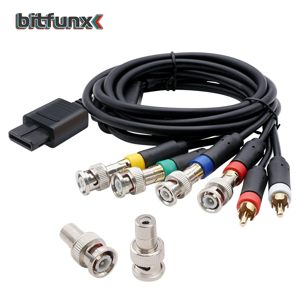 

Bitfunx RGB/RGBS Cable for N64 Nintendo 64 SFC SNES NGC Video Consoles Composite Cable With Strong Stability