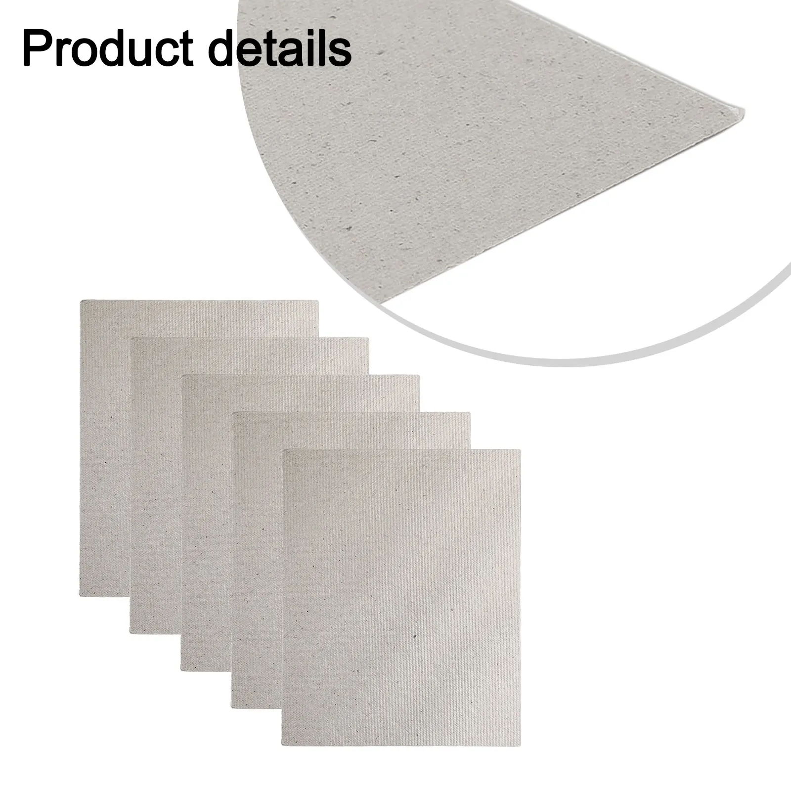 5pcs 150x120mm Microwave Oven Cover Sheets Mica Sheet Waveguide Waveguide Sheet High Temperature Resistance Mica