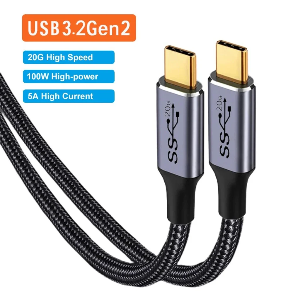 0.25M/1M/2M USB TYPE-C 3.2 Gen 2*2 - ̺ 20Gbps OTG    ȭ  PD 5A 100W 4K@60HZ ü 