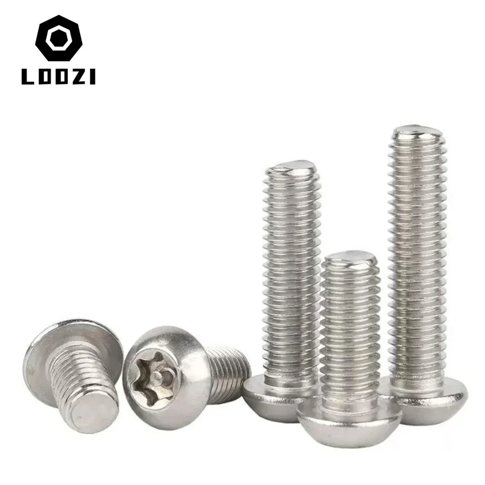 Vite A Testa Sottile Torx Nera M2 M2.5 M3 M4 M5 M6 Bulloni A Testa Torx Ultra Sottile A Sei Lobi In Acciaio Inossidabile Con Wafer Piatto 10 Pezzi, 10 Pezzi, M2,5x3mm - Foto 12