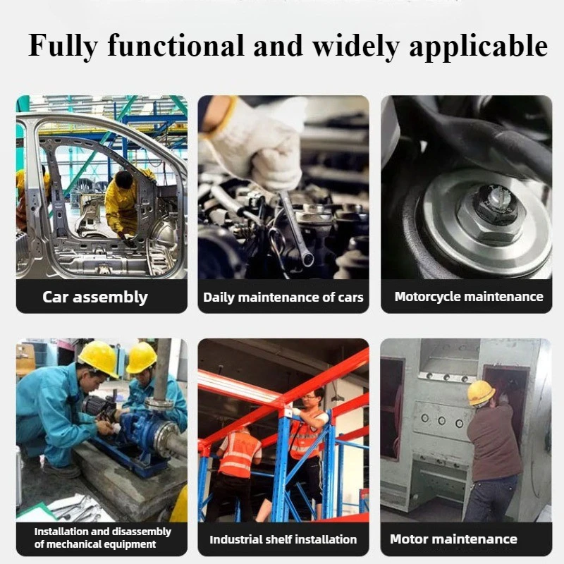 Impact Wrench Tools 1/2 Inch Industrial Grade Pneumatic Impact Mechanical Installation Wrench High Torque Automobile Repair Tool