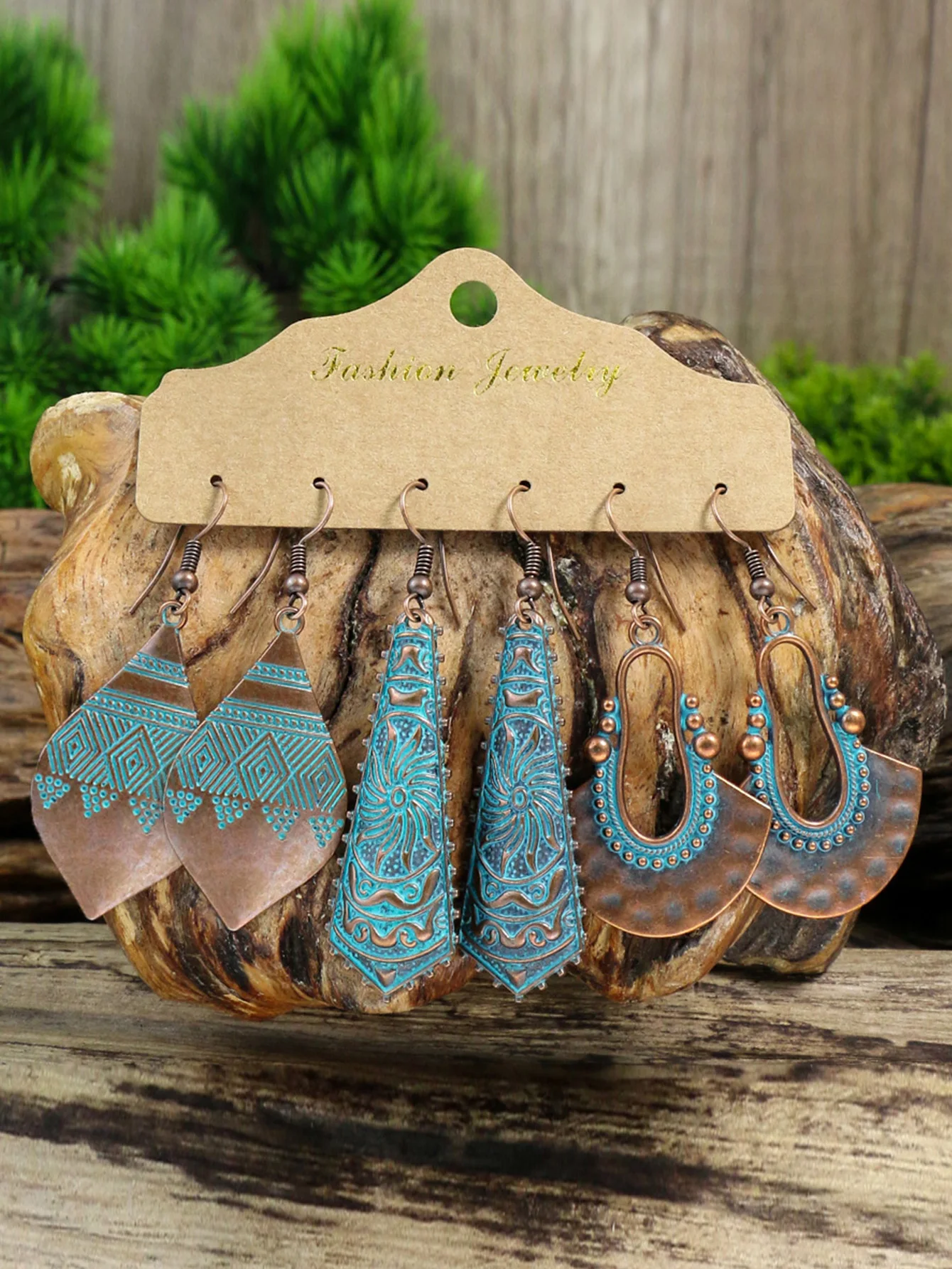Dangle Earrings Drop Earrings Long Earrings Crystal Tassel Earrings Vintage Ethnic Turquoises Drop Earrings for Women Bohemian Hollow Geometric Beads Tassel Earrings Girls Party Jewelry Gifts