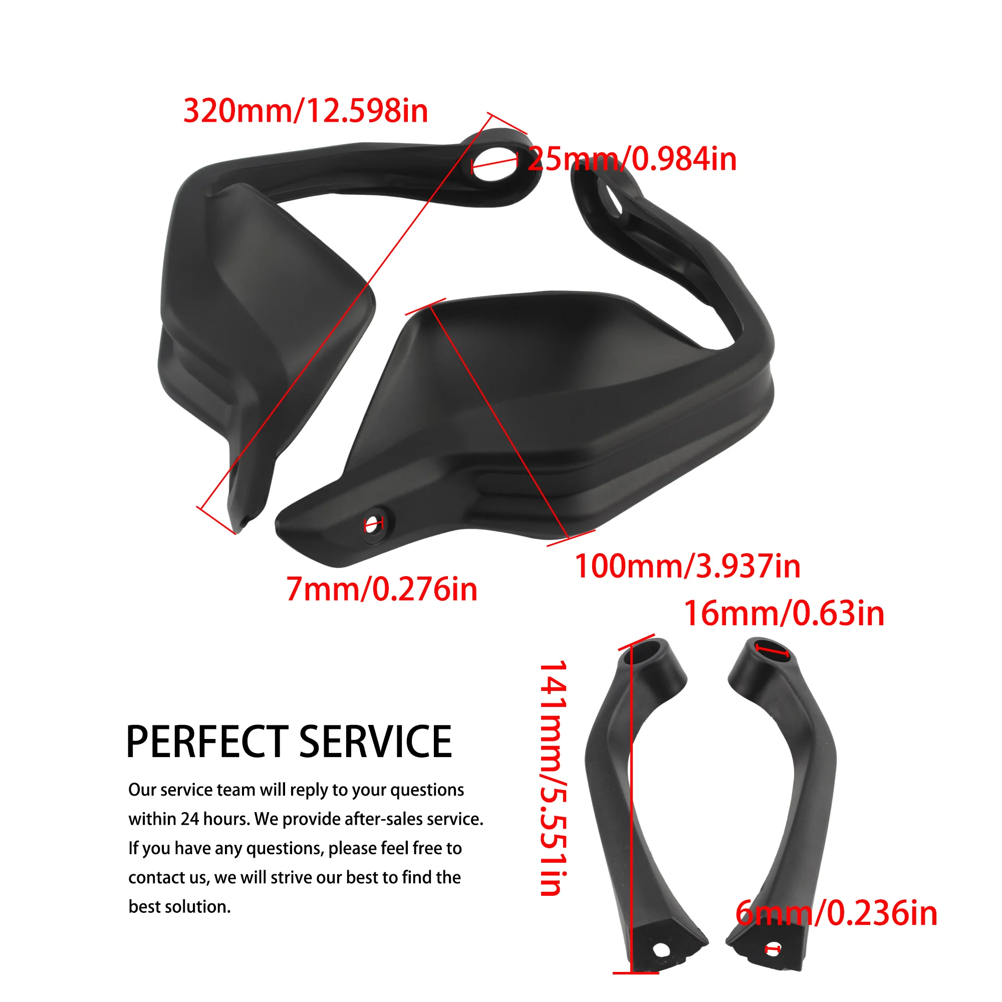 오토바이 핸드가드 25mm 핸들바 핸드 가드 보호 부품 BMW R1200 GS ADV LC F800GS 어드벤처 S1000XR F750GS F850GS용