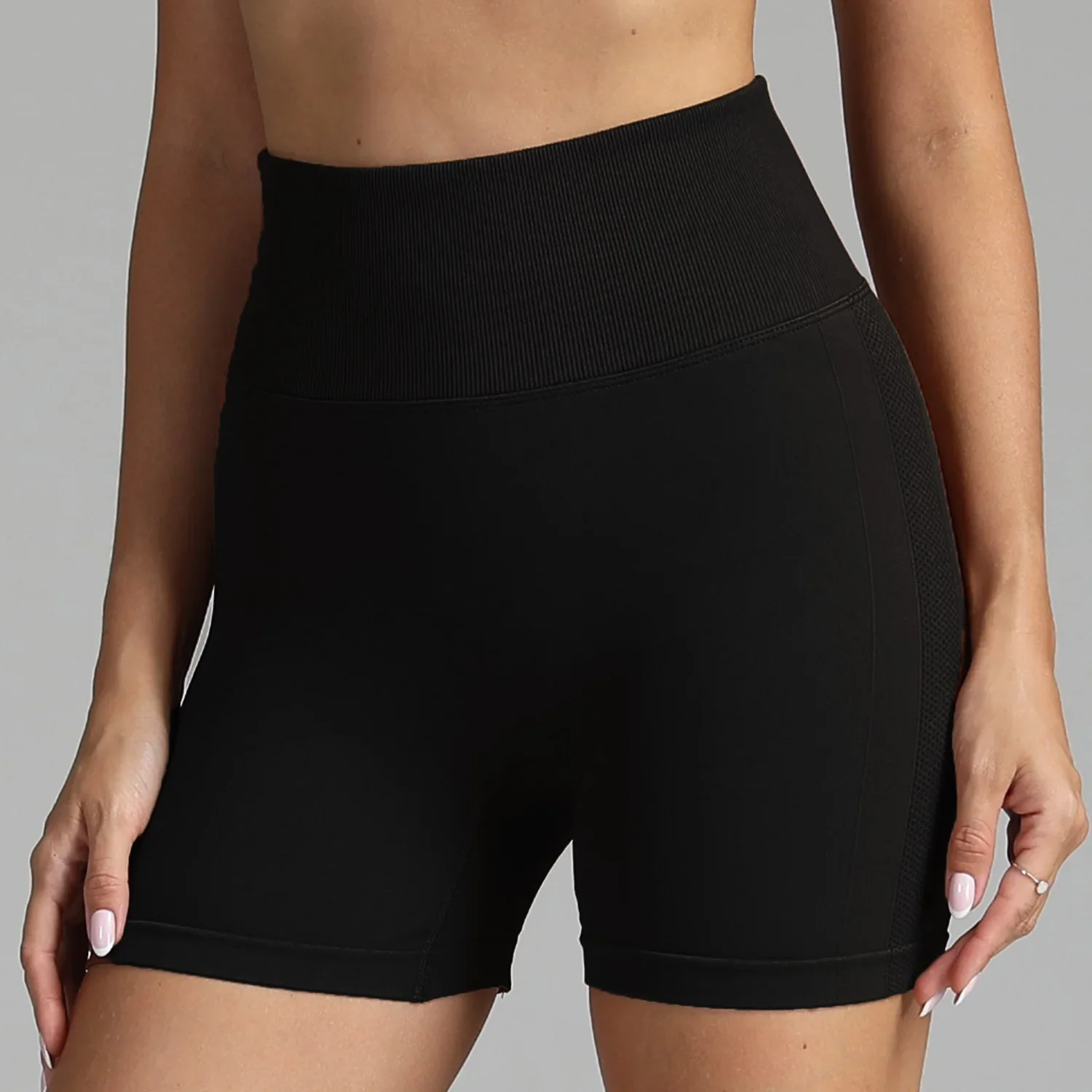 Women Yoga Shorts High Waist Seamless Workout Shorts GYM Fitness Push Up Yoga Gym Running Short Pants Sportswear