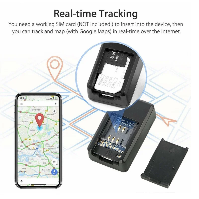 Mini GF 07 GPS Anti Theft Anti Lost Locator Strong Magnetic Mount SIM Positioner
