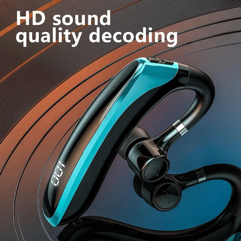 Wireless Headphones Headset with Microphon Bluetooth Earphone ENC Noise Cancelling Handsfree Talking Busines Auriculares Driving 2