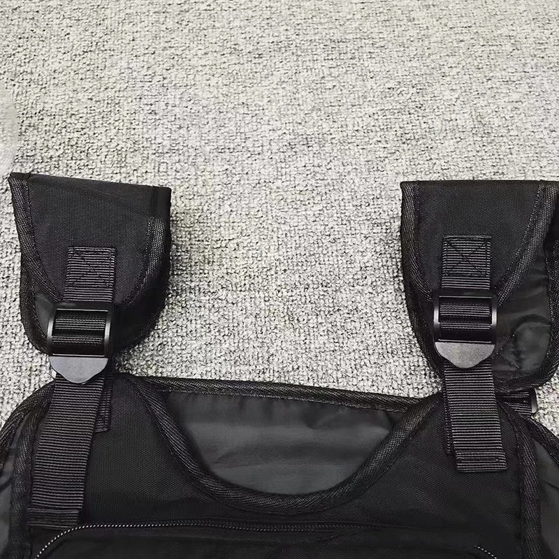 Waterproof Outdoor Functional Vest Fashion Tactical Tooling Chest Bag Hip-hop Handsome Waistcoat Outerwear Portable Chest Bag 3
