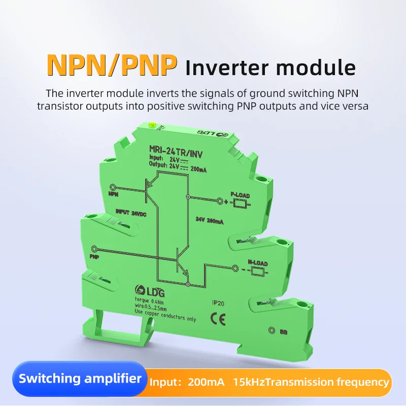 Módulo inversor de sinal MRI-24TR/INV NPN PNP para adaptador de sensor ...