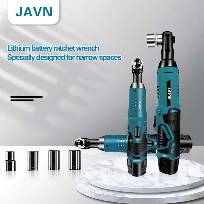 JAVN Ratchet Wrench, 12V Cordless Electric Wrench,