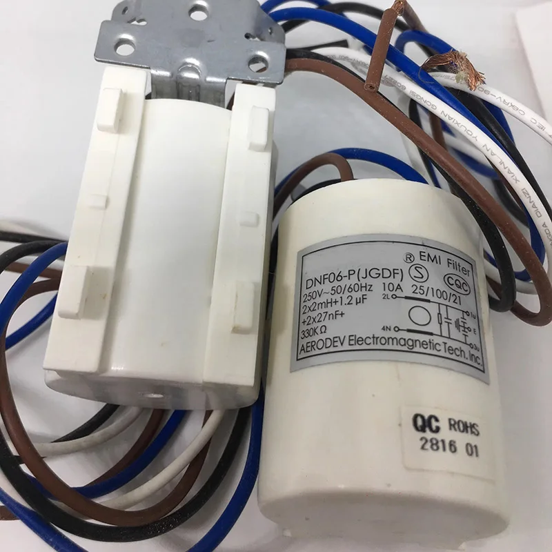 Suitable for cartridge washing machine filter interference suppressor capacitor DNF06-P 10A new power supply