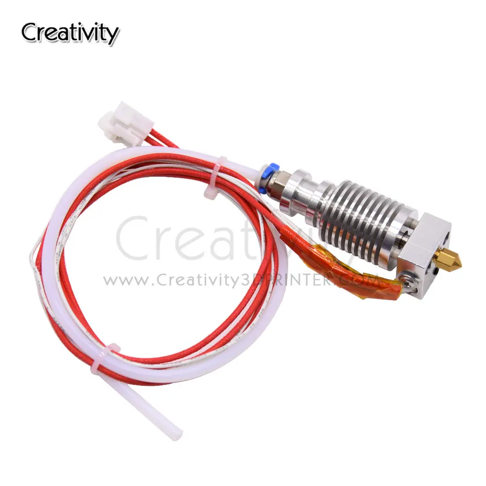 Bloco de Calor de Alumínio do Jogo de Hotend de Ender3 Cr10 J-head com Termistor do Calefator para Ender3v2 Cr10s Pro Cr10 v2 Hotend Bocais de 0.4 mm - Imagem 3