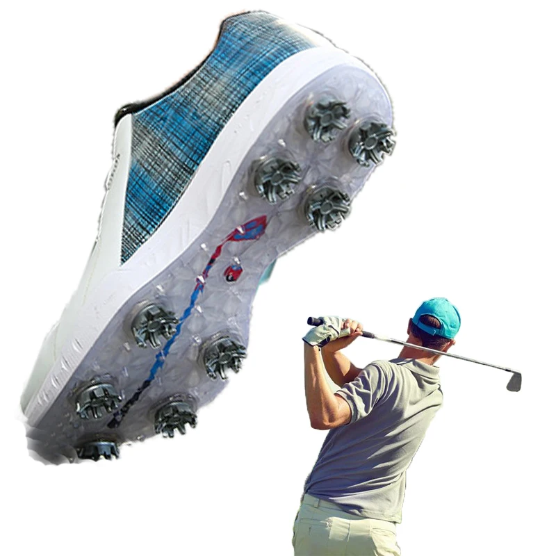 

Waterproof Golf Shoes Men Luxury Golf Sneakers for Men Size 38-45 Spikes Sport Shoes for Golfers Jogging Walking Sneakers