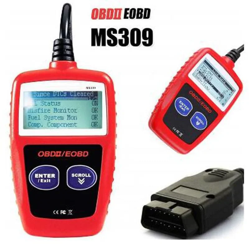 

Бесплатная доставка MS309 OBDII obd2 автомобильный диагностический инструмент профессиональный сканер MS309 считыватель кодов лучше, чем ELM327 OBDTool