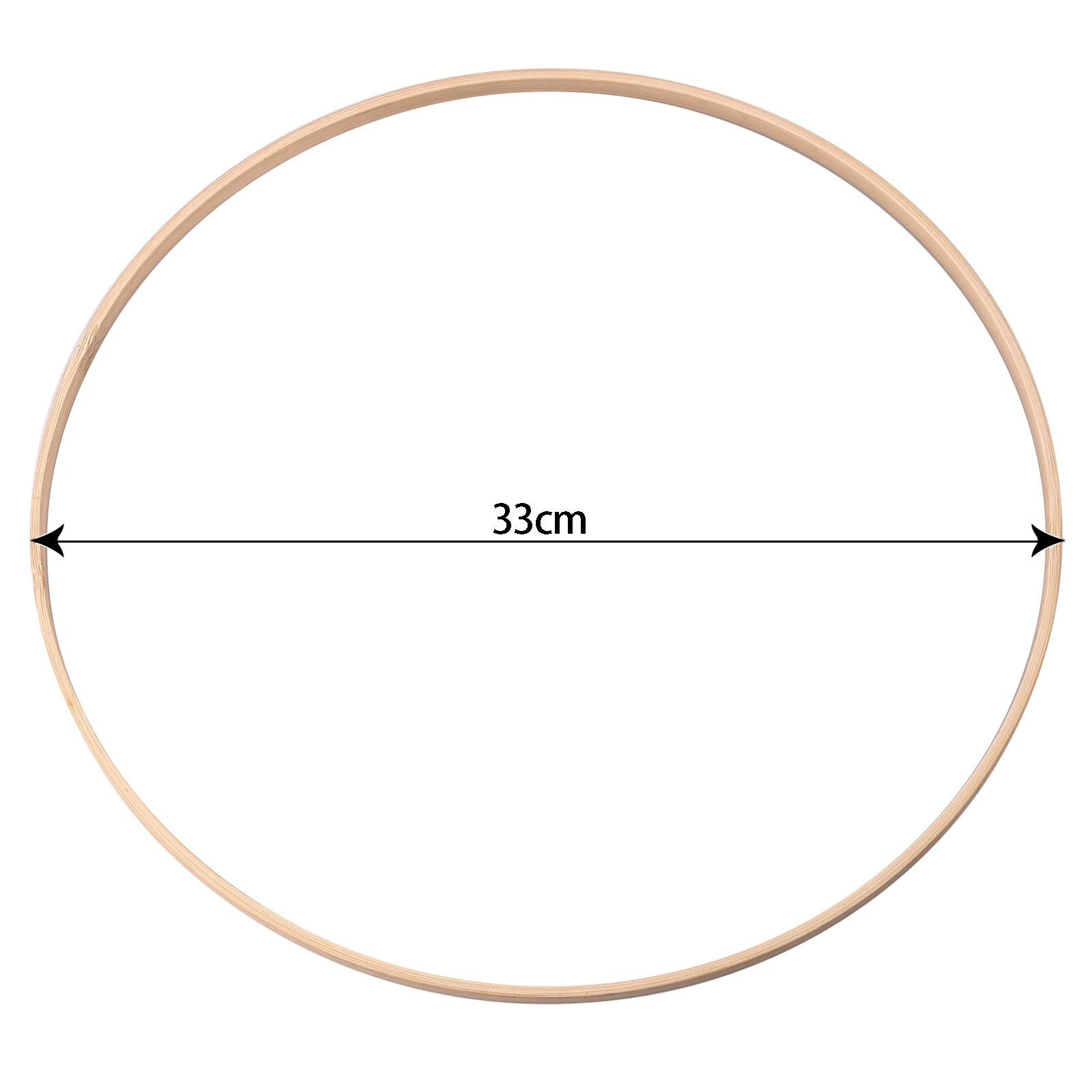 20 stuks houten ringen om te knutselen, 13 cm/15 cm/18 m/20 cm dromenvanger, houten ring, bamboe bloemenhoep, bamboe ringen, set macramé hoep accessoires, houten banden om te knutselen, voor Kerstmis