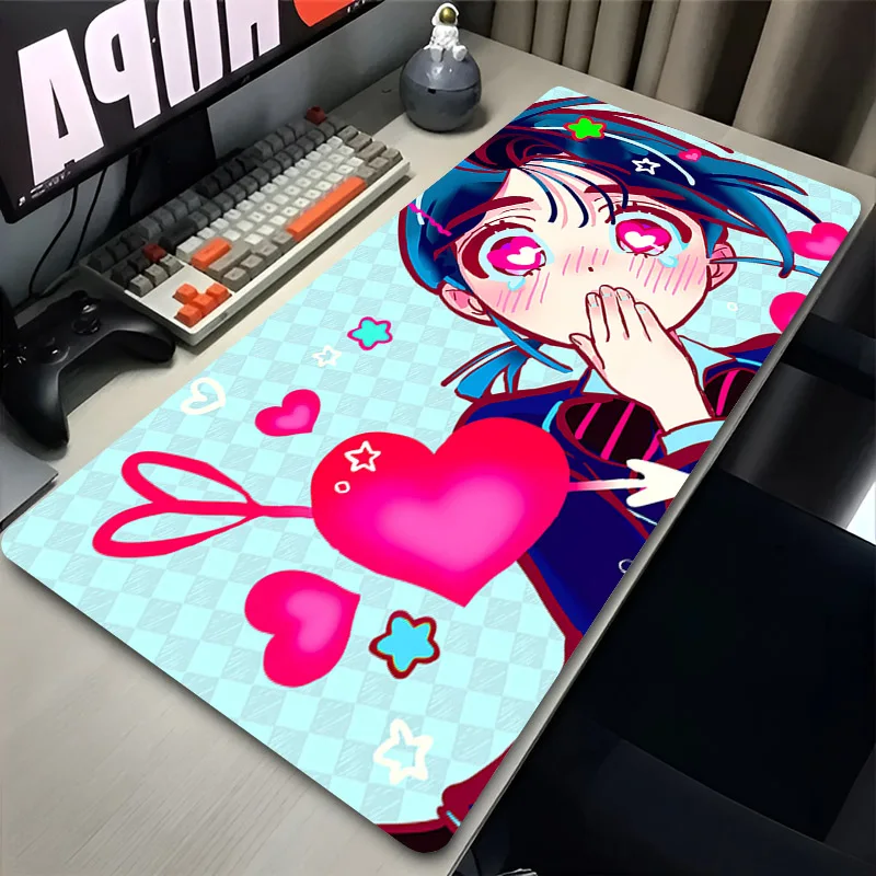 Mouse Pad Pc Gamer Cabinet Keyboard Desk Mat Alien Stage Anime Mousepad Gaming Accessories Computer Large Table Mice Soft Carpet 2