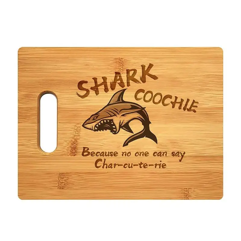 

Доска для колбасных изделий Shark cooчье, доска для резки сыра для деликатных изделий, набор аксессуаров, Бамбуковая доска для разделочной доски или