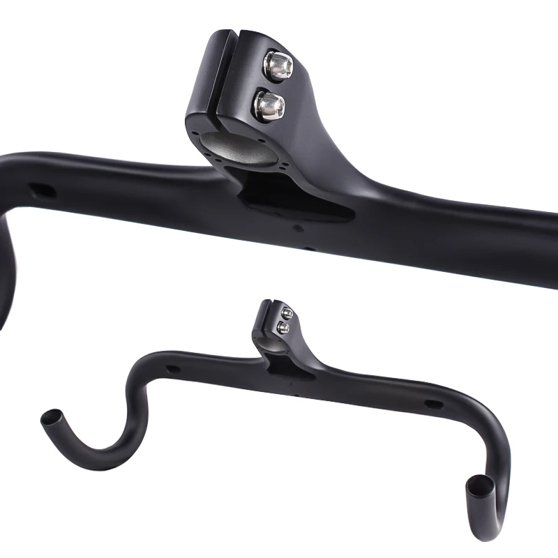 Integrated Road Bike Handlebars, Aluminium Alloy, Bicycle Part, 28.6mm, 400mm, 420mm, 85mm