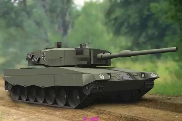 German Leopard 2 Tank Car Paper Model DIY Puzzle Manual Chariot Military Toy Hand