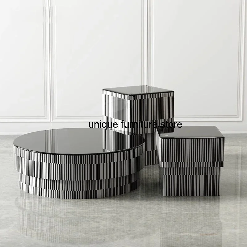 

Breakfast Patio Coffee Tables Corner Modern Organizer Simple Aesthetic Side Table Unique Entryway Magazine Mesa Home Furniture